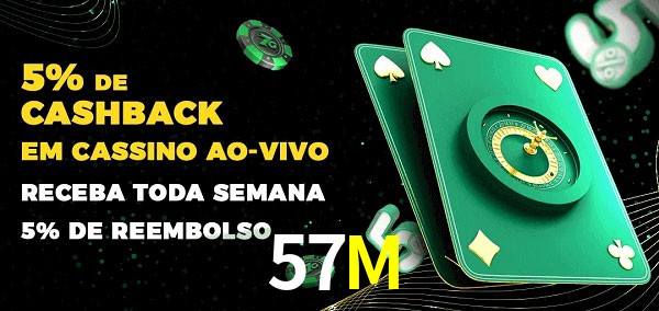 Promoções do cassino ao Vivo 57M